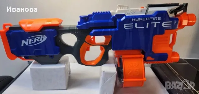 Бластер Nerf Elite Hyperfire, снимка 2 - Електрически играчки - 49880978