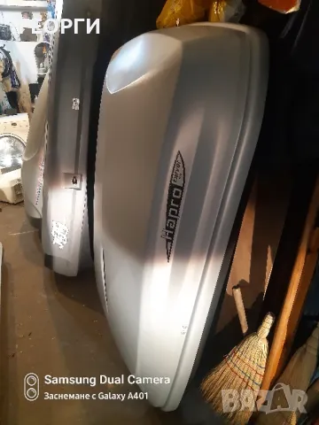 ОРИГИНАЛЕН АВТО БОКС THULE HAPRO  КАТО НОВ раз.шир.97 висч.37 дълж.1.47см 329лв , снимка 4 - Аксесоари и консумативи - 47736070