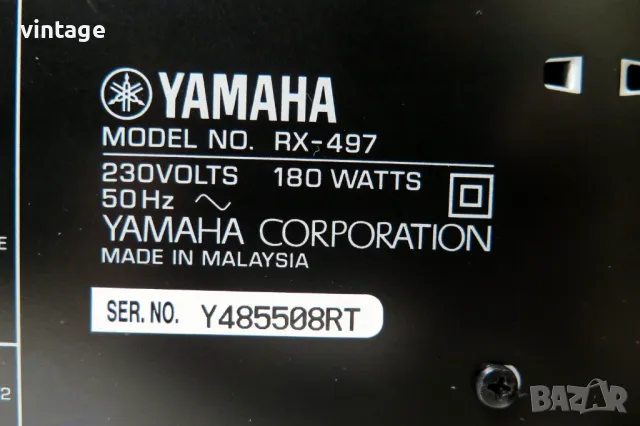 Yamaha RX-497, снимка 9 - Ресийвъри, усилватели, смесителни пултове - 49410156