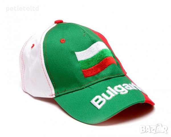 Шапка с козирка, с цветовете на българския трикольор и надпис BULGARIA, с регулируема лента, снимка 3 - Тенис - 36838169
