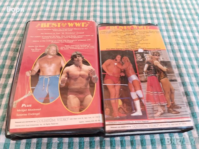 WWF Кеч мания 4 VHS Видеокасети, снимка 4 - Екшън - 42681603