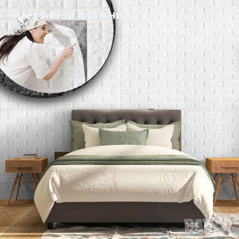 3D САМОЗАЛЕПВАЩ СЕ ТАПЕТ ДЕБЕЛИНА 5ММ / 3Д ТАПЕТИ ОТ ПЯНА, ТУХЛИ, КАМЪНИ ЛЕПЯЩИ - КОД 2990, снимка 5 - Други - 37631194