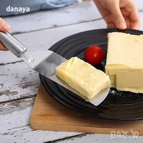 5727 Кухненска лопатка с нож за торта 2 в 1, снимка 4 - Аксесоари за кухня - 49126277