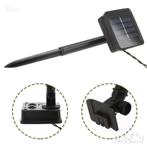 Светещи гирлянди тип пчела: Със соларно захранване: CutesyBee SD15, снимка 3 - Соларни лампи - 48008133