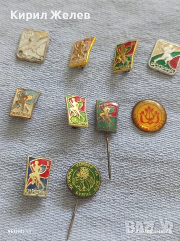 Лот значки 10 броя стари редки от соца СМ РОДИНА за КОЛЕКЦИЯ ДЕКОРАЦИЯ 48964