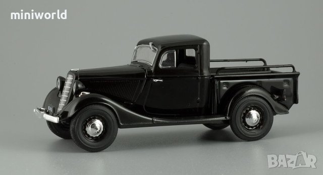 ГАЗ М415 пикап 1939 - мащаб 1:43 на DeAgostini моделът е нов в блистер, снимка 8 - Колекции - 44395562