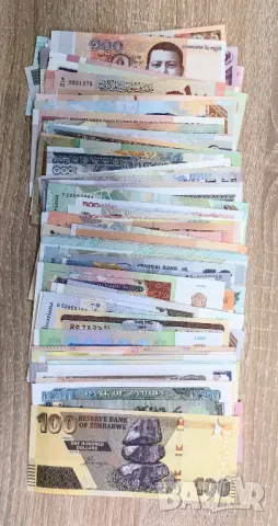 Колекция от 103 броя банкноти UNC - без повтарящи се