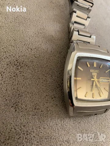 Ретро автоматичен часовник Seiko 5 (TV Case) – Винтидж японска класика, снимка 3 - Мъжки - 56247620