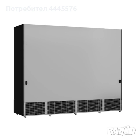 Хладилна витрина за напитки, 2025L, черна, 4 стъклени врати, LED и подгряване, снимка 2 - Хладилни витрини и фризери - 54132074