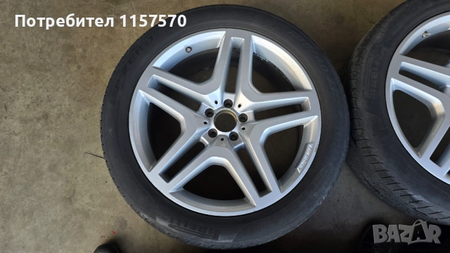 Оригинални джанти с гуми 21 цола за Мерцедес АМГ/ Mercedes AMG 21'', снимка 6 - Гуми и джанти - 53989993