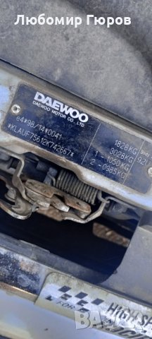 Daewoo tacuma 1.6 на части бензин самоков, снимка 3 - Части - 42164693