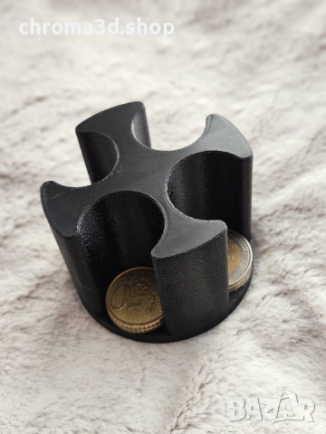 Евро Монетник за автомобил кола МПС. Car Euro coin holder, снимка 3 - Аксесоари и консумативи - 52976597