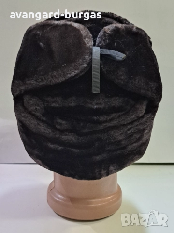 Мъжка шапка - еко кожа, зелен цвят-215, снимка 4 - Шапки - 52205992