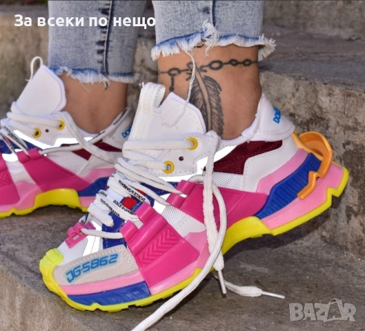 Dolce&Gabbana Дамски Маратонки С Кутия👟Дамски Спортни Обувки Цветни Код S289, снимка 2 - Маратонки - 52427710