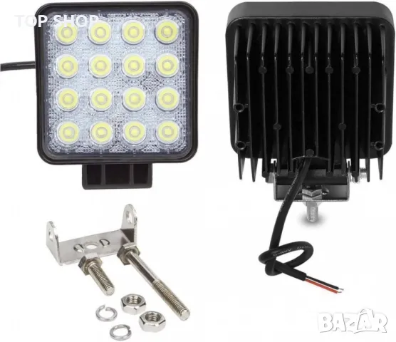 Допълнителни светлини за автомобил VINGO® 3 W Led Offroad лампа хладно бяло 6500 K 4320LM, снимка 3 - Аксесоари и консумативи - 48638506