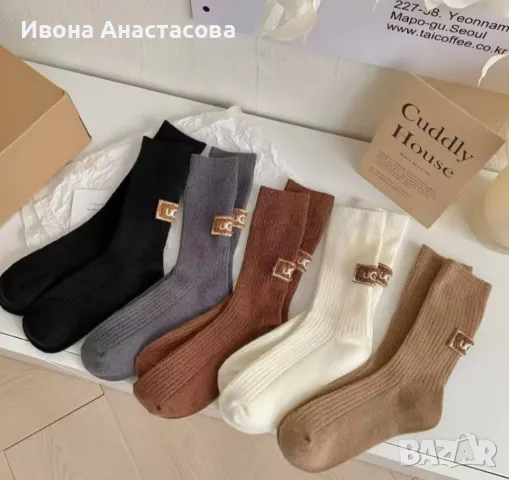 ЧОРАПИ UGC 4 цвята, снимка 3 - Дамски чорапи - 48552431