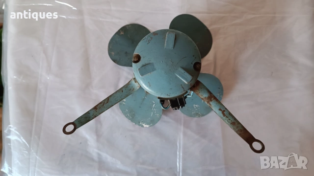 Стар вентилатор - ЕЛПРОМ - 220V - 24W - 1981г., снимка 7 - Антикварни и старинни предмети - 53019332