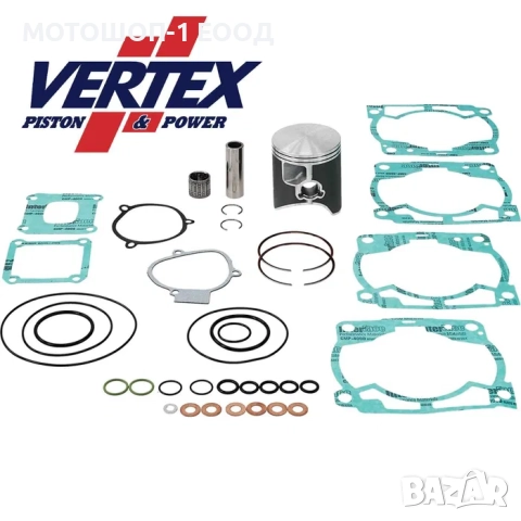 Топ енд VERTEX бутало гарнитури SX250 EXC250 TE250 2017~23/EC250 21-23