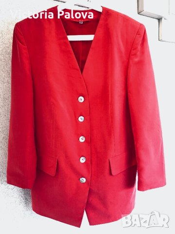 Прекрасно сако опушен корал Германия