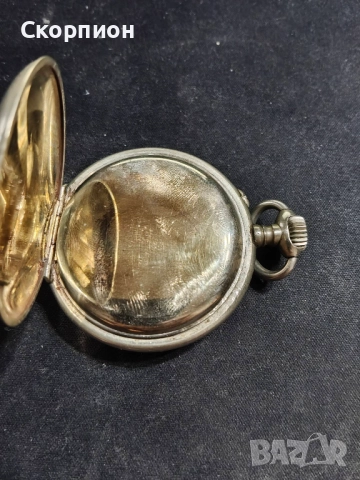 Швейцарски джобен часовник 1925г. - Класика в жанра - ПРОМОЦИЯ, снимка 6 - Джобни - 49241450