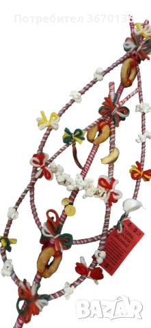 Български традиционни сурвачки – ръчна изработка 70см, снимка 5 - Декорация за дома - 52752035