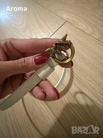 Дамски колан PINKO оригинален естествена кожа, снимка 3 - Колани - 52398272