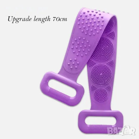 Ексфолираща силиконова гъба за баня за триене на гърба, снимка 16 - Други стоки за дома - 49214155