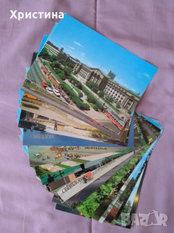 Комплект картички Свердловск 18 броя, снимка 5 - Колекции - 30019339