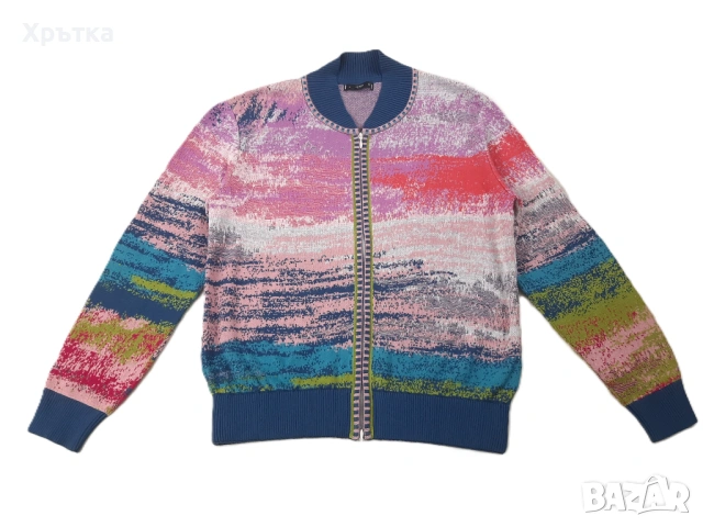 Ivko Knit Jacket - Оригинално плетено яке размер 38 / M, снимка 7 - Якета - 53086428