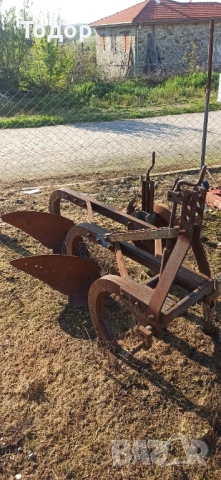 Гръцки навесен плуг 3 х 35 см., снимка 4 - Селскостопанска техника - 54301546