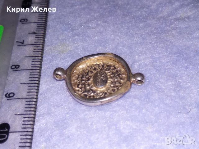 АВТОРСКО СРЕБЪРНО БИЖУ ЕЛЕМЕНТ За ГРИВНА КОЛИЕ РЪЧНО ГРАВИРАНА АПЛИКАЦИЯ ВИСОКА ПРОБА СРЕБРО 35508, снимка 8 - Гривни - 39304141