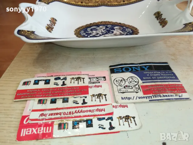 ПОРЦЕЛАНОВА АНТИКА 28Х19Х6СМ ОТ ФРАНЦИЯ 2811241818, снимка 8 - Антикварни и старинни предмети - 48144537