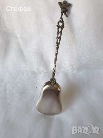 Сребърна лъжичка, снимка 5 - Антикварни и старинни предмети - 50105106