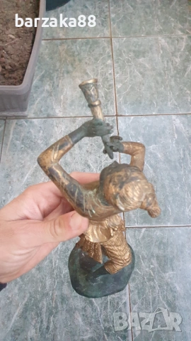 Бронзова фигура на жена, снимка 8 - Колекции - 54358904