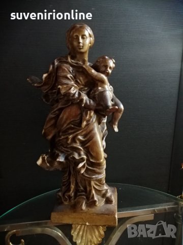Статуетка Дева Мария и младенеца, снимка 3 - Статуетки - 39941257