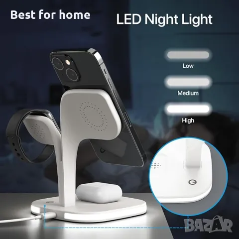 Безжична зарядна станция за множество устройства EXW