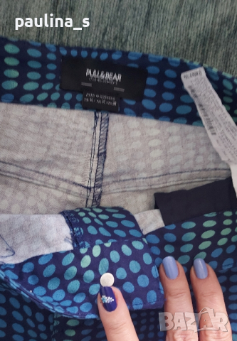 Два чифта еластични дънкови панталони "Pull & Bear" "Please" jeans , снимка 9 - Панталони - 44921414