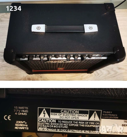 Моделиращ усилвател за китара - кубе Peavey Transtube Rage 158, снимка 7 - Китари - 54307016