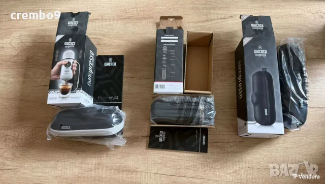 Wacaco Nanopresso с Barista Kit и твърд калъф, нов