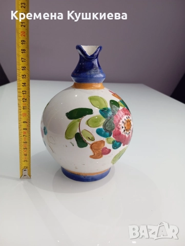 стара керамична кана, снимка 3 - Други - 52456355