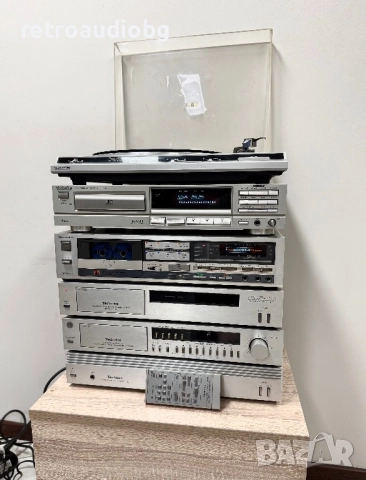 🔊Висок клас аудио сет Technics - стъпало, предусилвател с тунер, дек, CD, грамофон и колони, снимка 6 - Аудиосистеми - 52490126