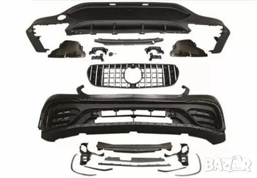 Боди кит C63 AMG за Mercedes GLC C253 купе 2015–2019, снимка 4 - Аксесоари и консумативи - 55869355