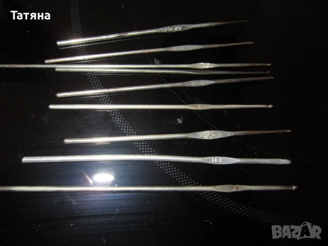 КУКИ ЗА ПЛЕТЕНЕ на килими,за плетене на една кука и конци КОТОН КРОШЕ , снимка 7 - Други - 12614361