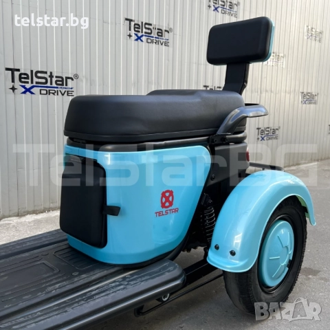 Електрическа триколка 2+1 750.2 Тип VESPA STYLE с диференциал Нов модел, високопроизводителни батери, снимка 4 - Мотоциклети и мототехника - 52407175