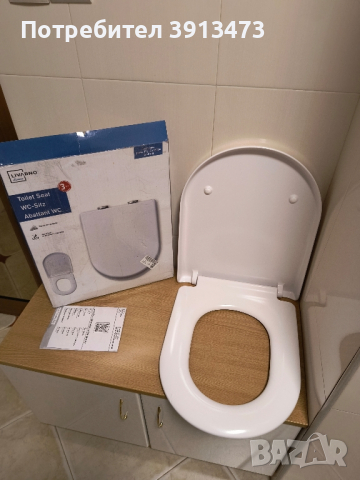 Чисто нова тоалетна чиния LIVARNO с фабричен дефект , снимка 1