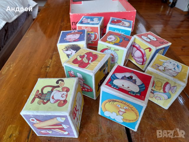 Стара детска игра Кубчета 9, снимка 3 - Други ценни предмети - 42232692