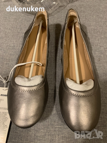 Дамски балетки Amazon Essentials балерини N41 цвят метално сребристо, снимка 9 - Дамски ежедневни обувки - 44737524