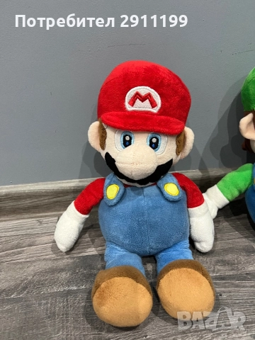 Плюшени играчки – Супер Марио и Луиджи, снимка 2 - Плюшени играчки - 52099331