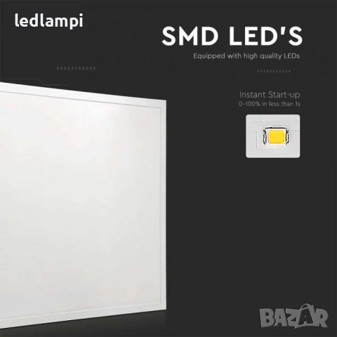 LED Панел 36W 600 x 600mm 120Lum/W 6500K, снимка 2 - Лампи за таван - 42511004