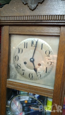 Стар стенен часовник Юнгханс, снимка 5 - Стенни часовници - 29521192
